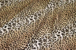 TESSUTO COTONE MACULATO LEOPARDO
