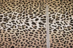 TESSUTO COTONE MACULATO LEOPARDO