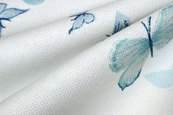 TESSUTO COTONE PANAMA FANTASIA FARFALLE