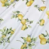 TESSUTO COTONE PANAMA FANTASIA LIMONI