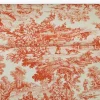 TESSUTO COTONE PANAMA TOILE DE JOUY MATTONE