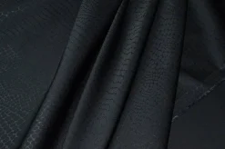 TESSUTO COTONE PITONATO NERO
