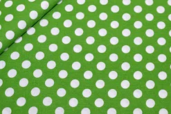 TESSUTO COTONE POIS COLORATI DIAMETRO 9 MM