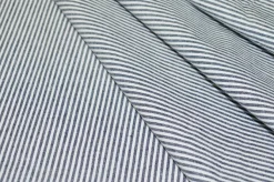TESSUTO COTONE STREATCH MICRO RIGHINO BLU