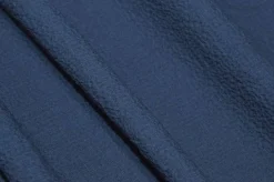 TESSUTO COTONE STRETCH GOFFRATO BLU