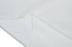 TESSUTO COTONE STRETCH RASATELLO BIANCO