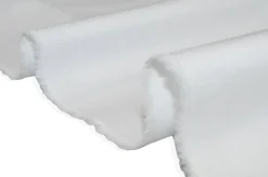 TESSUTO COTONE STRETCH RASATELLO BIANCO