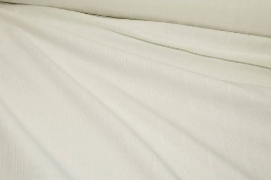 TESSUTO COTONE STRETCH SCACCO RICAMATO TONO SU TONO