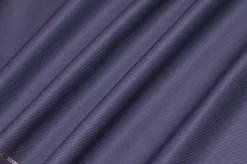 TESSUTO COVER COAT PURA LANA MADE IN ENGLAND COLOR MELANZANA