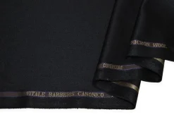 TESSUTO COVER COAT VITALE BARBERIS CANONICO NERO