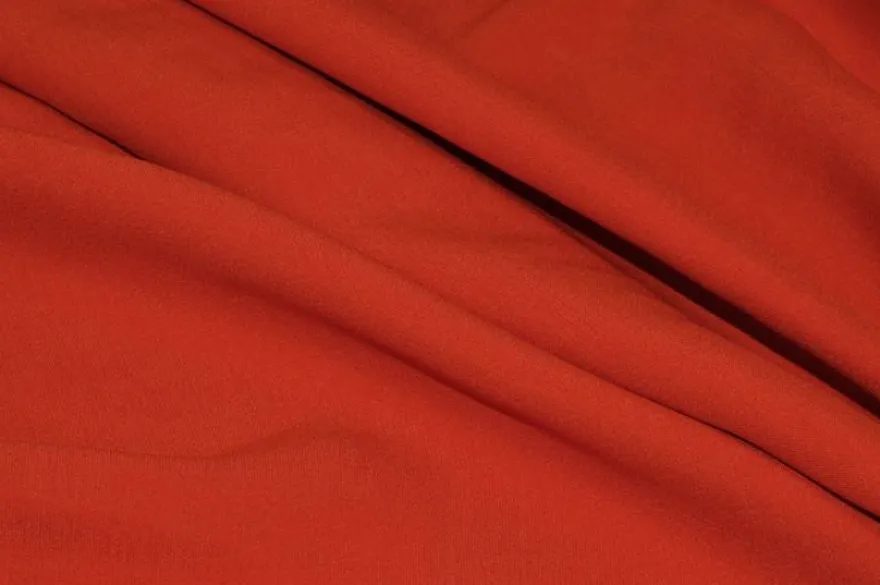 TESSUTO CREPE CADY STREATCH ARANCIO VIVO