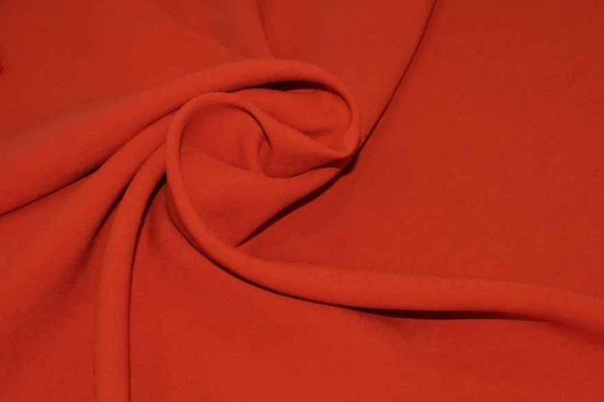TESSUTO CREPE CADY STREATCH ARANCIO VIVO