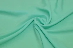 TESSUTO CREPE DE CHINE MISTO SETA COLOR ACQUA