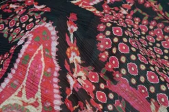 TESSUTO CREPON DISEGNO CASHMERE FUCSIA