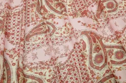 TESSUTO CREPON DISEGNO CASHMERE ROSA