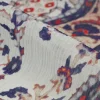 TESSUTO CREPON DISEGNO CASHMERE BIANCO E BLU