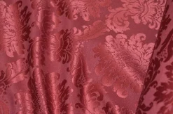 TESSUTO DAMASCATO COORDINATI BORDEAUX