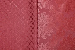 TESSUTO DAMASCATO COORDINATI BORDEAUX