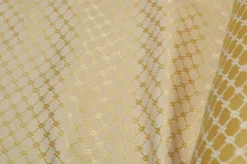 TESSUTO DAMASCATO COORDINATI ORO