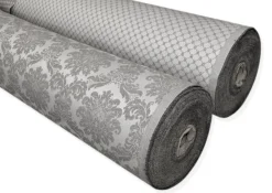 TESSUTO DAMASCATO COORDINATI GRIGIO