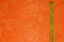 TESSUTO DAMASCATO VISCOSA ARANCIO