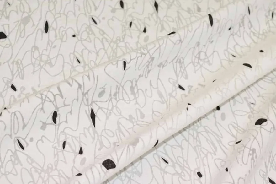 TESSUTO DEVOREH BIANCO NATURALE 61
