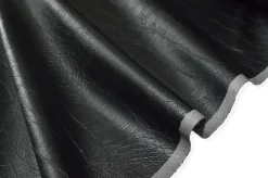 TESSUTO ECOPELLE PITONATO NERO