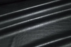 TESSUTO ECOPELLE PITONATO NERO