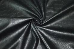 TESSUTO ECOPELLE PITONATO NERO