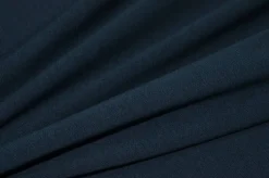 TESSUTO FELPA GARZATA BLU