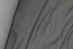 TESSUTO FELPA GARZATA GRIGIO MEDIO