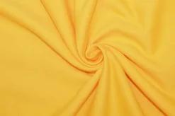TESSUTO FELPA GARZATA PURO COTONE GIALLO