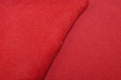 TESSUTO FELPA INVERNALE STRETCH ROSSA