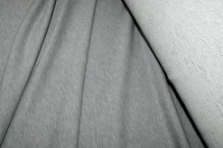 TESSUTO FELPA PURO COTONE GRIGIO CHIARO