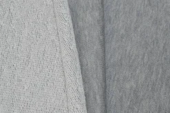 TESSUTO FELPA PURO COTONE GRIGIO CHIARO