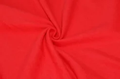 TESSUTO FELPA PURO COTONE ROSSA