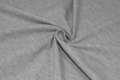 TESSUTO FELPA STRETCH GRIGIO MELANGE
