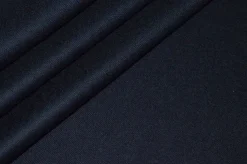 TESSUTO FLANELLA PURA LANA BLU NAVY