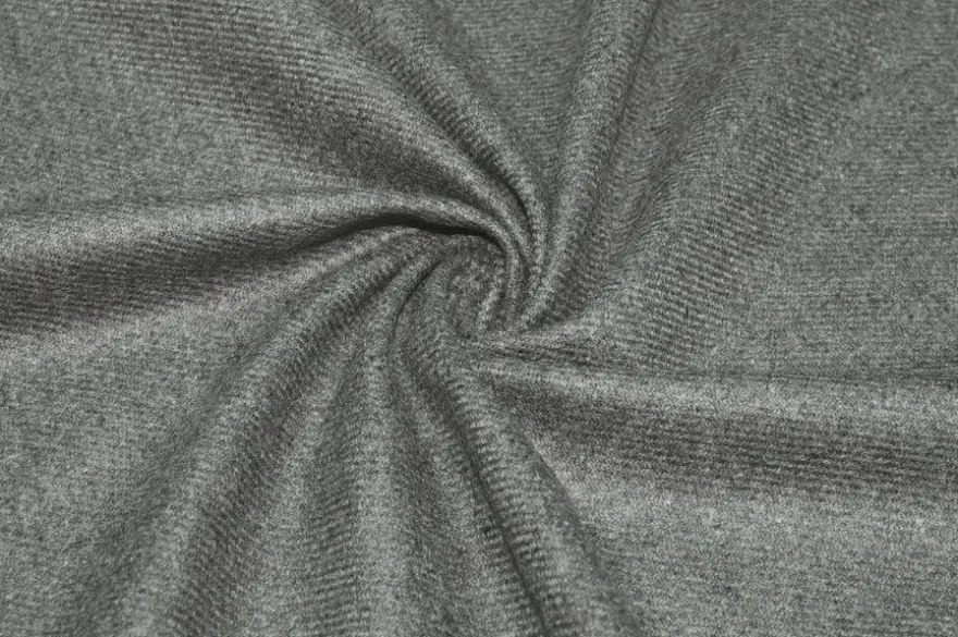 TESSUTO FLANELLA PURO CASHMERE GRIGIO CHIARO