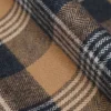 TESSUTO FLANELLA PURO COTONE SCACCO BEIGE