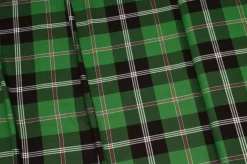 TESSUTO FLANELLA PURO COTONE TARTAN VERDE