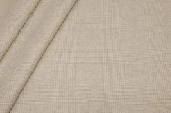 TESSUTO FLANELLINA MISTO CASHMERE PRINCIPE DI GALLES BEIGE