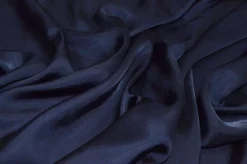 TESSUTO FODERA SAGLIA PURA VISCOSA BLU