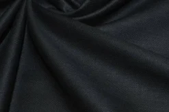 TESSUTO FODERA TASCHE PURO COTONE SPINATINO NERO