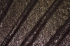 TESSUTO FONDO LUREX CON PAILLETTES CUCITE COLOR RAME