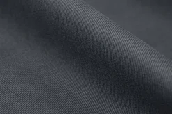 TESSUTO GABARDINE COTONE MISTO CASHMERE MANO PESCA GRIGIO SCURO