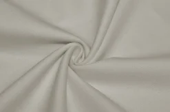 TESSUTO GABARDINE COTONE MISTO CASHMERE MANO PESCA CENERE