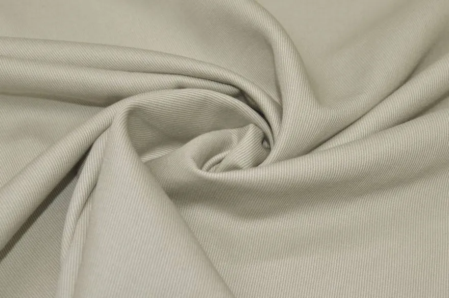 TESSUTO GABARDINE MISTO COTONE CASHMERE SABBIA