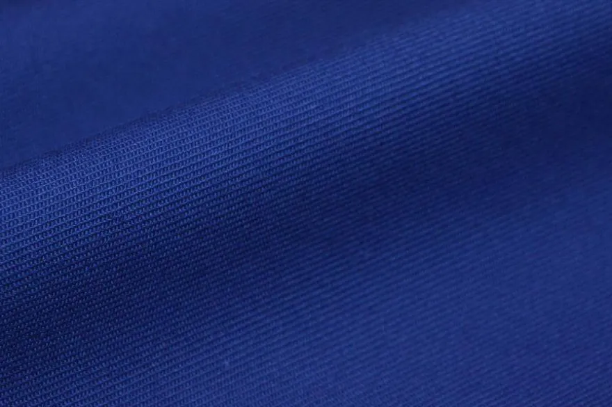TESSUTO GABARDINE PURO COTONE BLUETTE