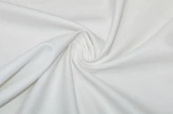 TESSUTO GABARDINE PURO COTONE BIANCO